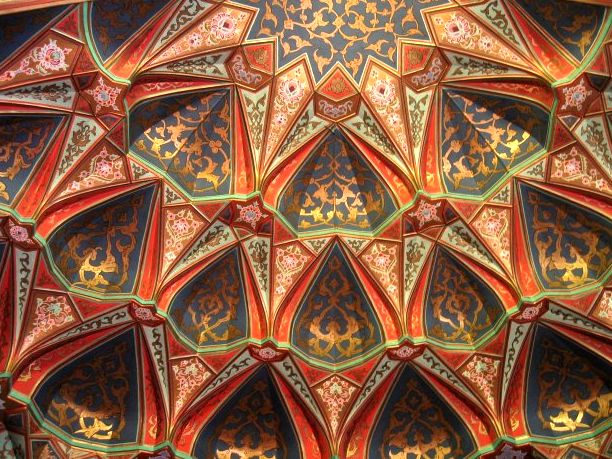 esfahan hôtel abbasi plafond en coupole