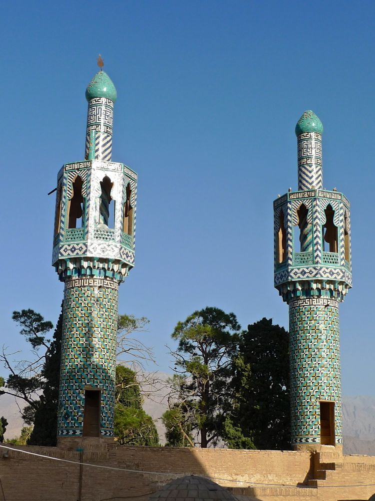 kerman mahan astan-e-shah nematallah-e vali minarets:2 2 23.10.13
