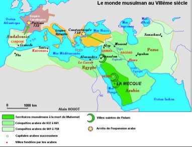 carte monde musulman VIII